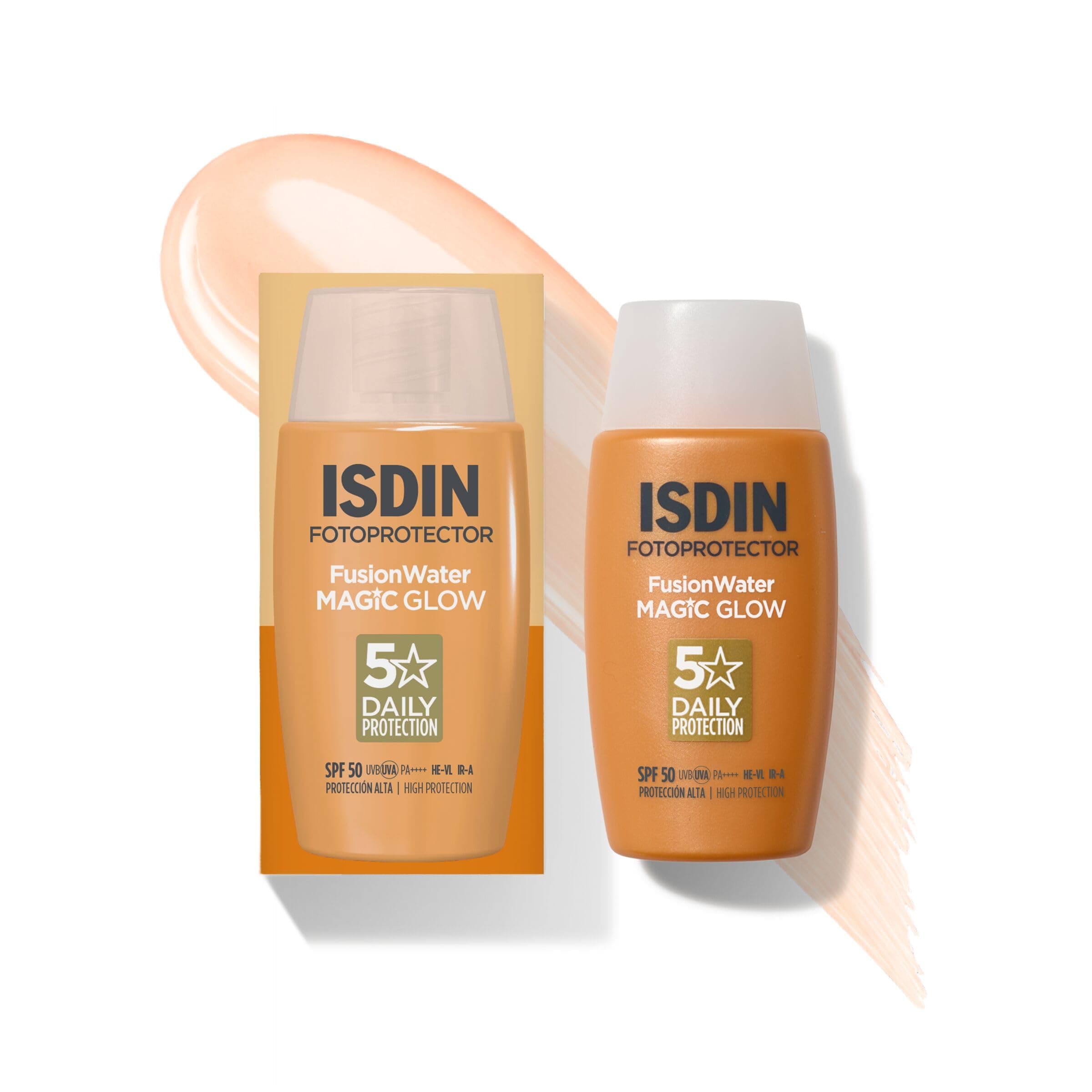 ISDIN Fusion Water MAGIC Glow SPF 50 50ML- Protector solar facial