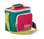 IGLOO Retro - Bolsa Nevera Cuadrada – Cooler Térmico 6,6L con Correa, Compacta para Escuela, Oficina, Picnic, Camping y Actividades Outdoor