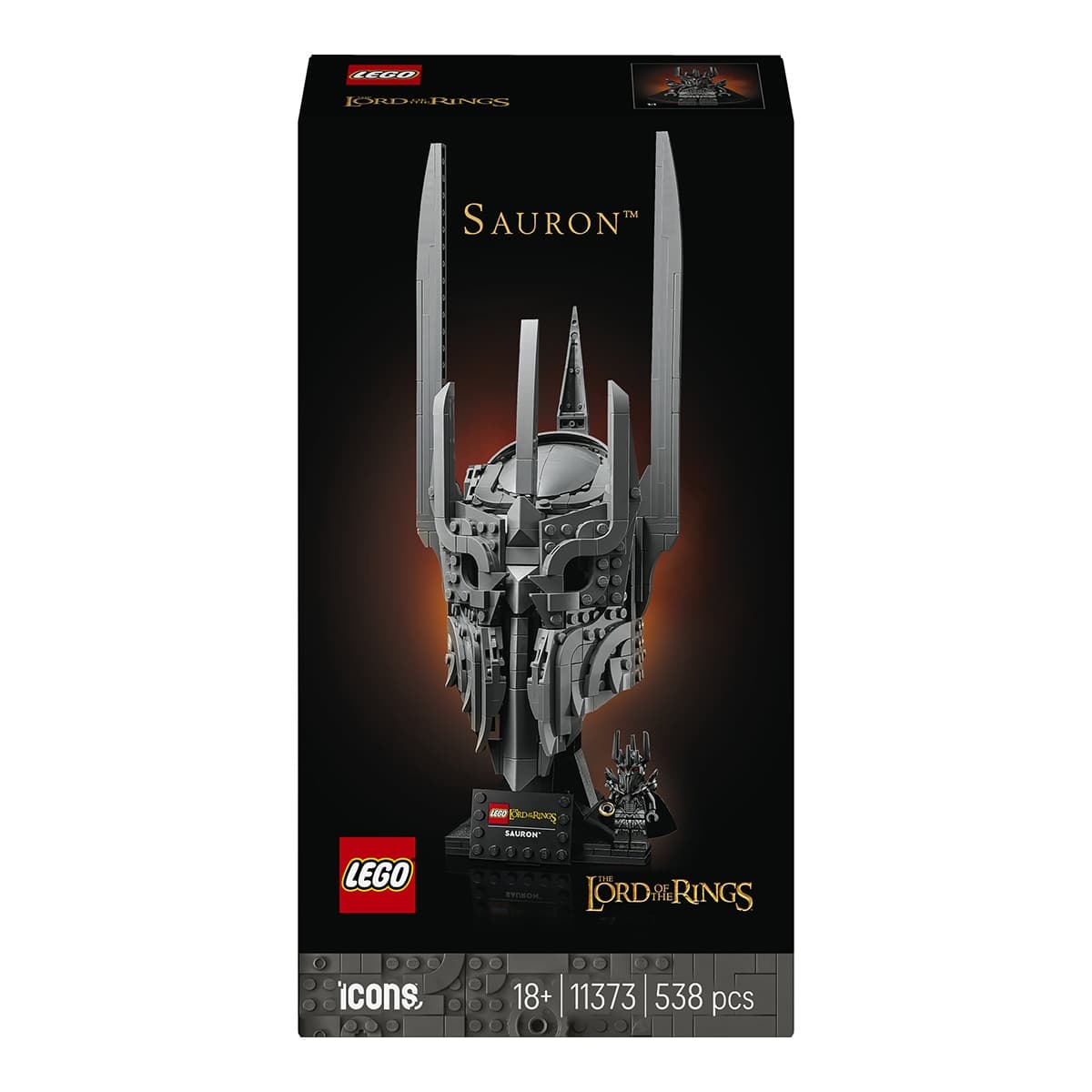 Juego de construcción El Señor de los Anillos: Casco de Sauron LEGO Icons