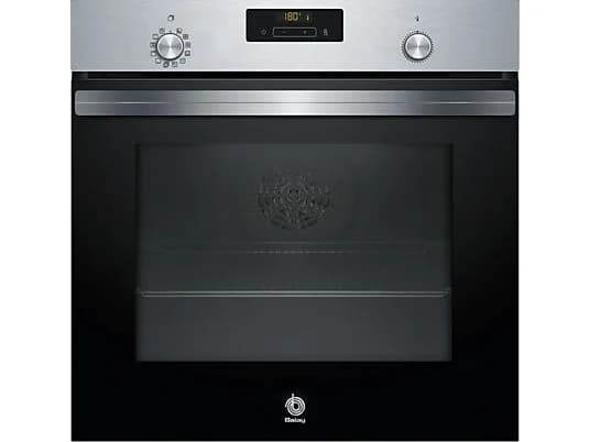 Horno - Balay 3HB4841X2, 71 l, Multifunción, Pirolítico + Hidrolítico, Aire caliente profesional 3D, AutoChef, 60 cm, Inox