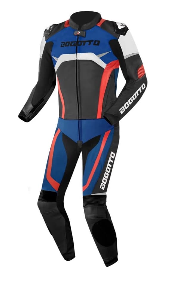 Bogotto Misano Moto de cuero de dos piezas DIFERENTES COLORES DISPONIBLES