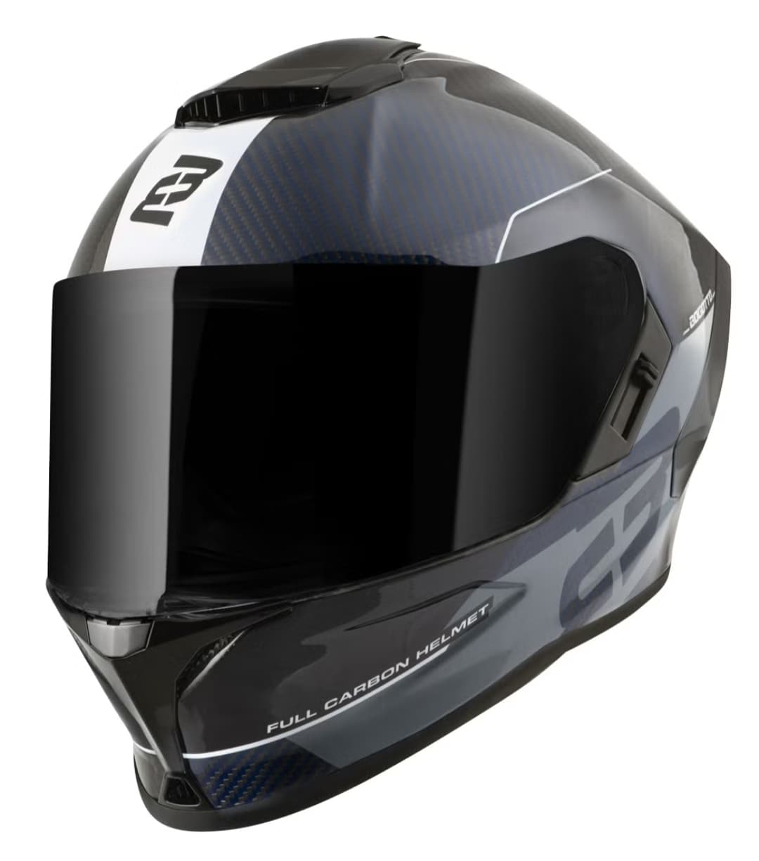 Bogotto Phantom Combo Carbon Casco azul/negro/blanco