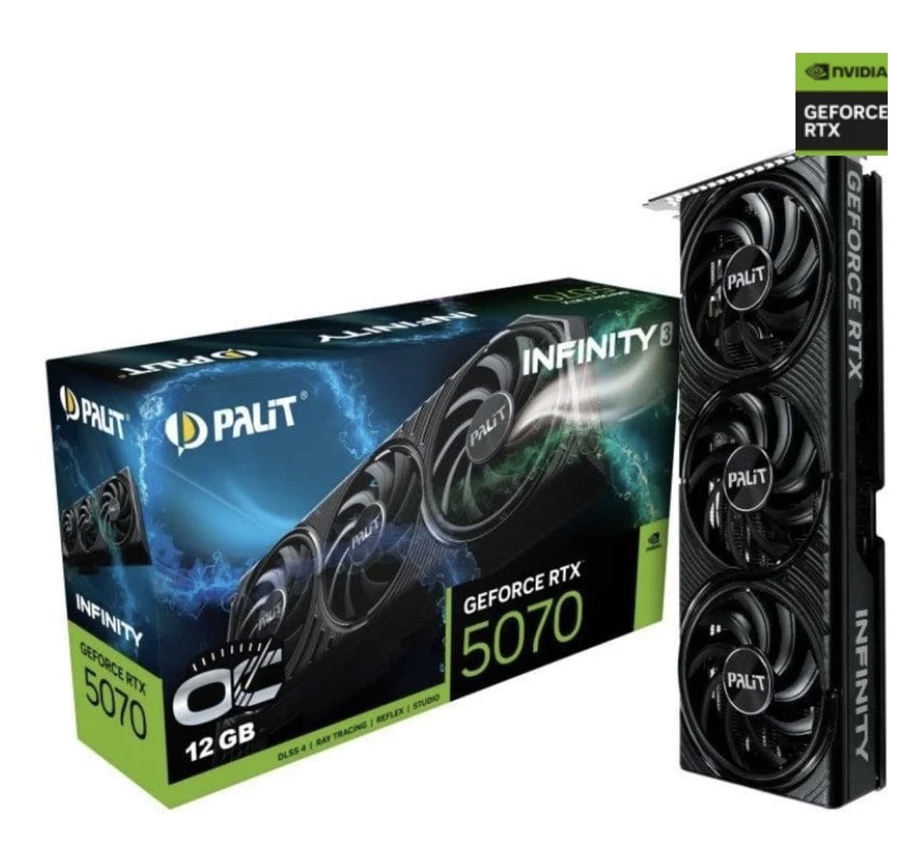 GeForce RTX 5070 Infinity 3 OC 12GB GDDR7 Reflex 2 RTX AI