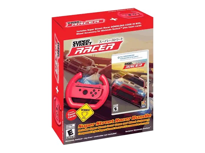 Nintendo Switch Super Street: Racer (con volante) (Código de descarga)