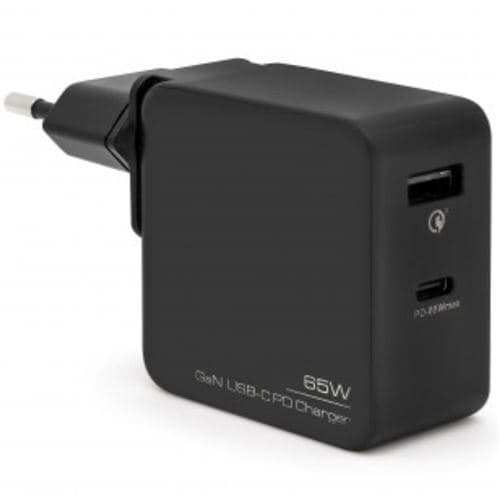 Cargador USB-C Bluestork de 65W GaN