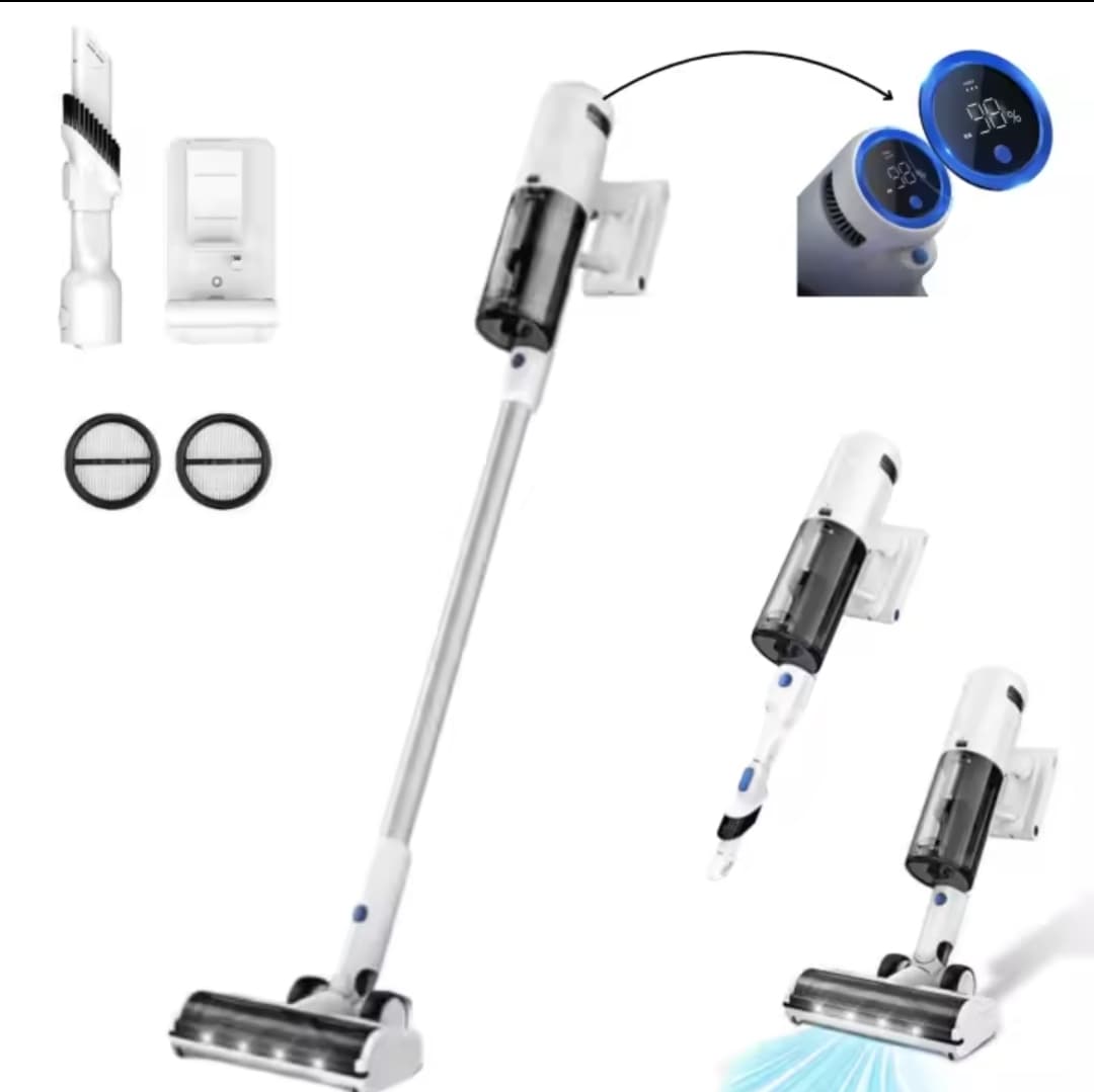 Aspiradora Escoba Inalámbrica GAVATECH ,Potente con 35Kpa, 45 min , aspiradora vertical sin cable