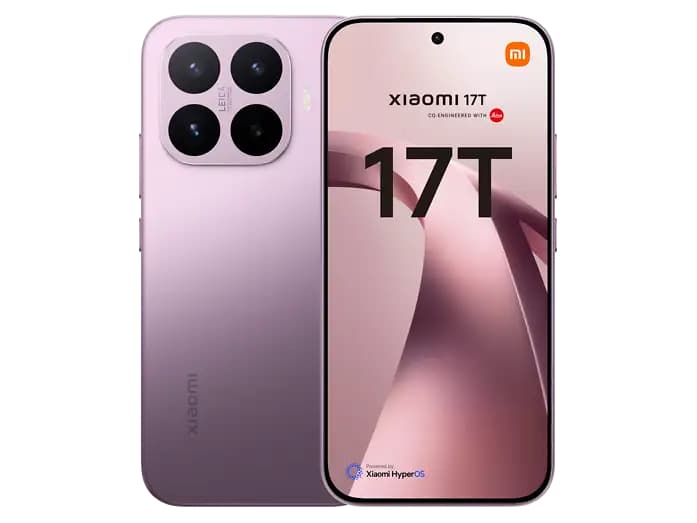 Móvil - Xiaomi 17T, Morado, 256GB, 12GB RAM, 6.59" POLED, MediaTek Dimensity 8500 - Ultra de 4 nm, 6500mAh