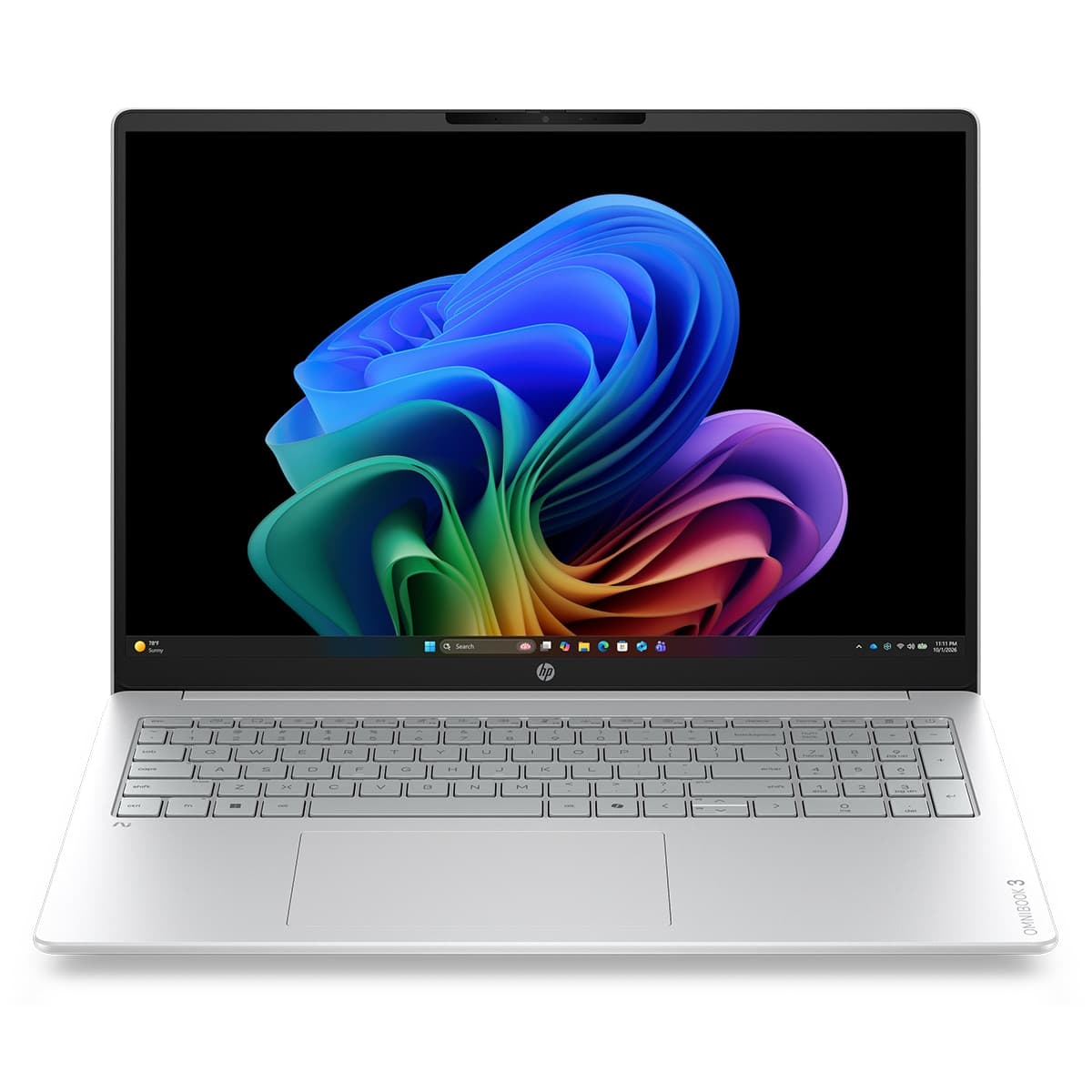 Portátil HP OmniBook 3 16-bs0013ns, Copilot+PC, Intel Core Ultra 7-355, 24GB, 1TB SSD, 16" 2K OLED, W11, Sin cargador Plata