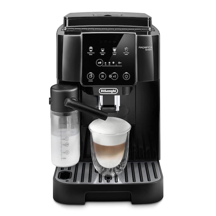 Cafetera Superautomática De Longhi Magnifica Start ECAM220.60.B con 4 recetas y jarra LatteCrema Hot