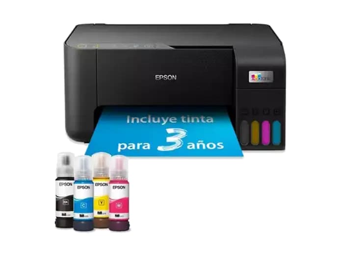 Impresora multifunción tinta - Epson EcoTank ET-2865, Serie 2860, Color, Tinta recargable, Negro
