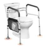 VEVOR Pasamanos de Seguridad para Inodoro Asiento de Inodoro Plegable