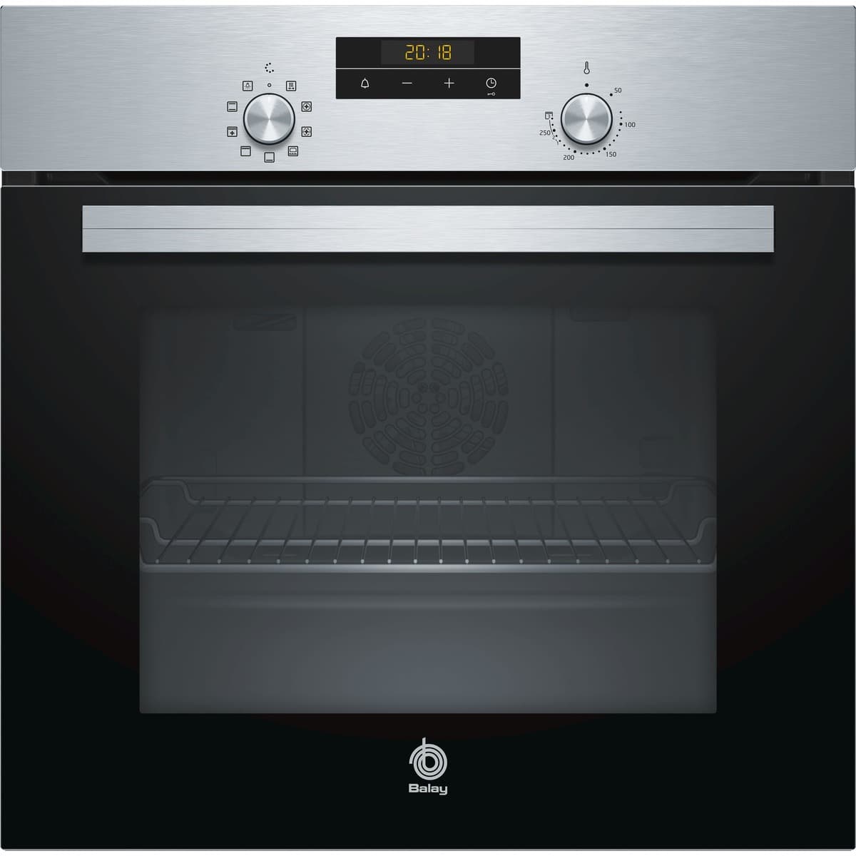Horno Empotrable Balay 3HB2031X0 66L Clase A Multifunción Grill Hidrolítico Inox