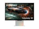 Monitor gaming - Samsung Odyssey 3D G90XF LS27FG904XUXEN, 27", UHD 4K, 165Hz, 1ms, 3D sin Gafas, IA 3D Video, Odyssey 3D Hub