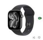 Apple Watch Series 11 GPS 42mm Aluminio negro azabache con Correa Deportiva Negro (S/M)