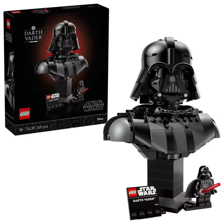 LEGO Star Wars Busto de Darth Vader - Modelo con Minifigura y Espada Láser