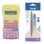 Blíster calculadora científica M240 Sunset Rosa + Blíster 1 bolígrafo + 1 portaminas Compact (BWM10438)