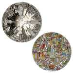 Juego de mesa Round 3D Puzzle Charles Fazzino Educa Borras, recoger gratis