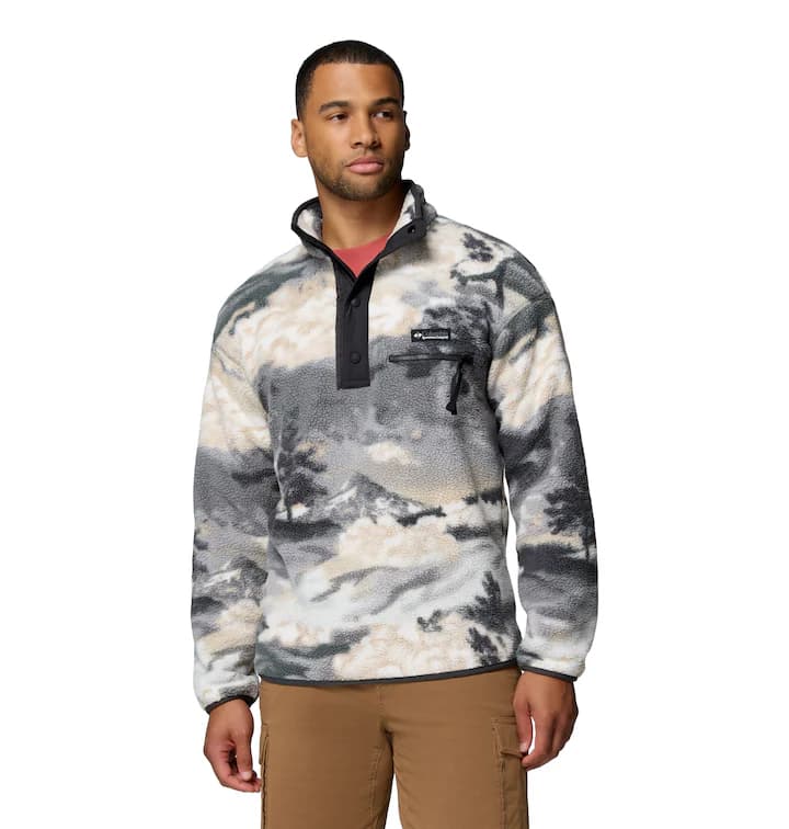 Forro Polar de hombre Helvetia II Printed Columbia - Gris ceniza