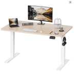 Escritorio eléctrico Devoko con altura ajustable, mesa de 120x60 cm, escritorio de pie con altura ajustable