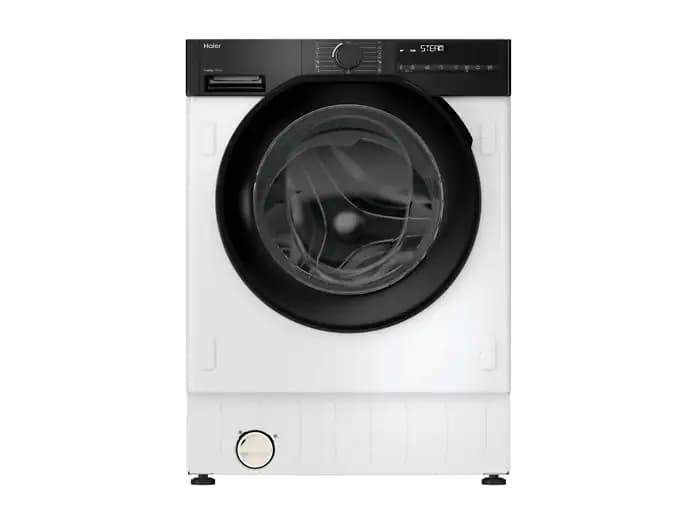 Lavadora integrable Haier Series 6 BHA6S69M6DB9J-S,Carga frontal, Motor Inverter,Función Vapor,Mix Power System,9 kg,1600 rpm,Sin panelar