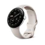 Smartwatch - Google Pixel Watch 4, AMOLED, 45 mm, Correa S-L, Aluminio 100% reciclado, Con Gemini, Plata/Porcelana