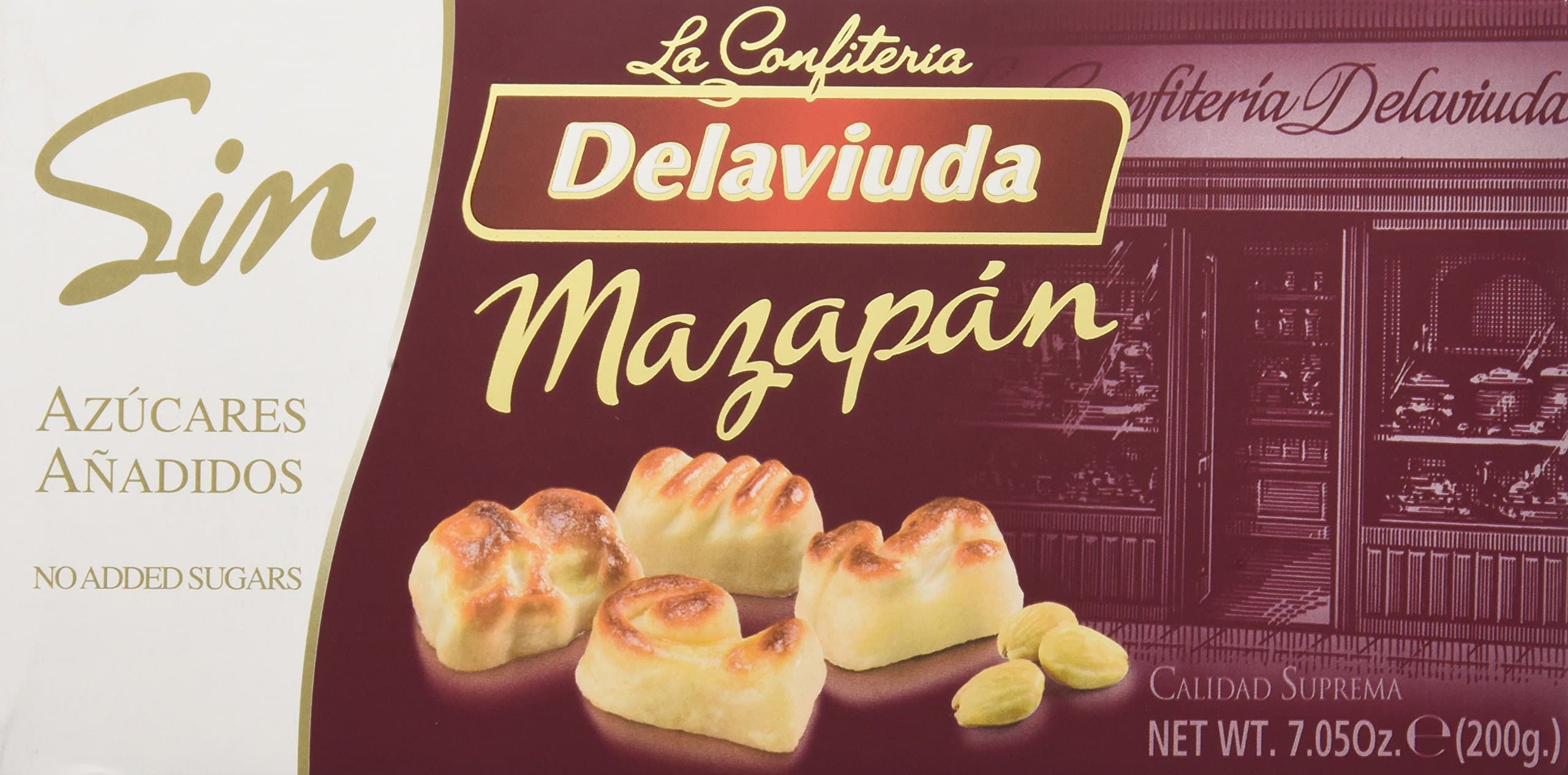 Delaviuda Figuritas de Mazapán Confitería Tradicional - 3 Paquetes de 200 gr - Total: 600 gr
