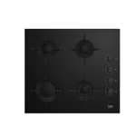 Encimera hing64120sb 4f but cristalgas beko negro