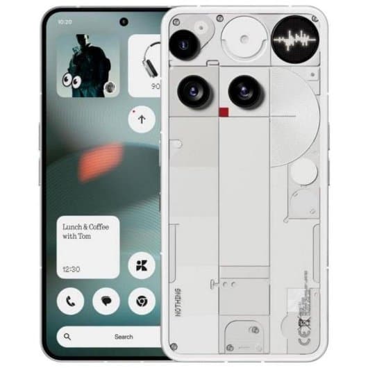 Nothing Phone (3) 5G | 12 GB RAM | 256 GB | Negro y Blanco | Snapdragon 8s Gen 4 | AMOLED 120 Hz | IP68