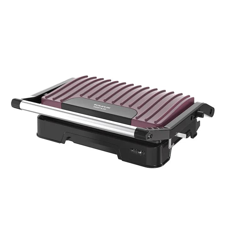 Grill Taurus Toast&Co apertura 180º Granate / Negro