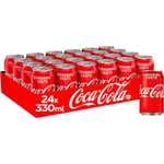 Coca-Cola Sabor Original y Coca-Cola Zero Azúcar refresco de cola Pack de 24*330 ml (Desde España)