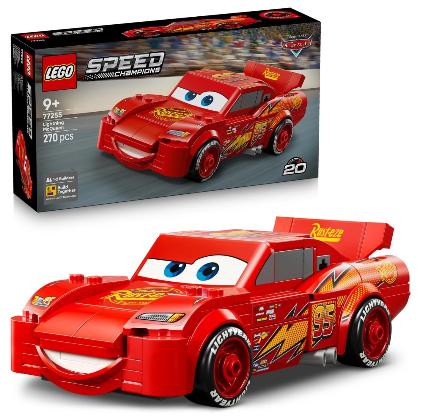 LEGO Speed Champions Rayo Mcqueen, Juguete de construcción +9 años - 77255 (Recogida Gratis con Click&Collect)