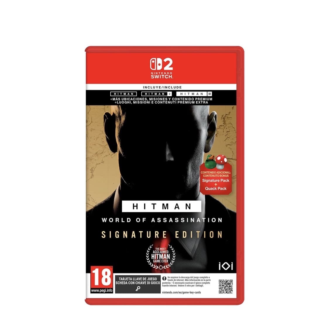 Nintendo Switch 2 Hitman: World of Assassination Signature Edition (Game Key Card)