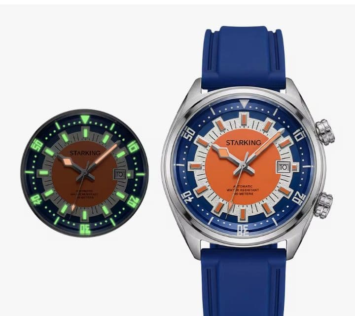 Reloj STARKING 8215 automático japonés. También AZUL, GRIS, y negro/Pepsi y negro/negro