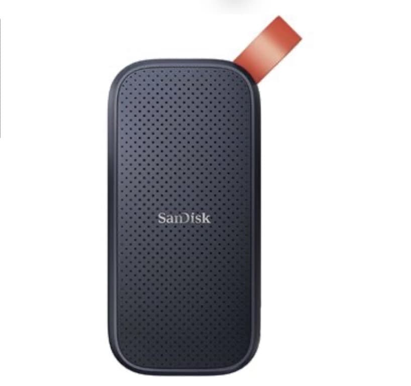Disco duro portátil SanDisk 2TB SSD USB 3.2 Negro