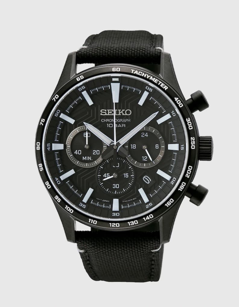 Reloj SEIKOde hombre neo sports ssb417p1 de nylon y correa negra - Seiko - Negro