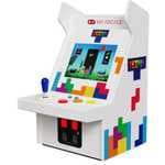 Consola retro My Arcade Micro Player Tetris, pantalla color 2.75", altavoz, blanco