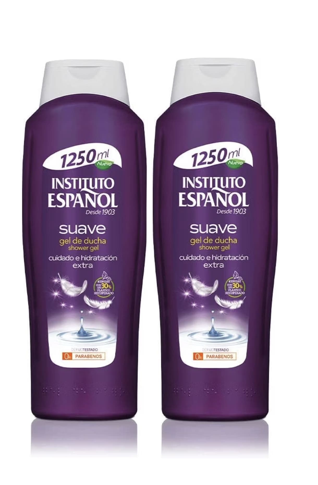 2 x Gel Suave Instituto Español 1250 ml [Si compras 4 cada unidad sale a 1,74€]