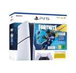 Playstation 5 Slim (Lector)Ps5, Chasis E, 1TB + Pack Fortnite Caos Floreciente