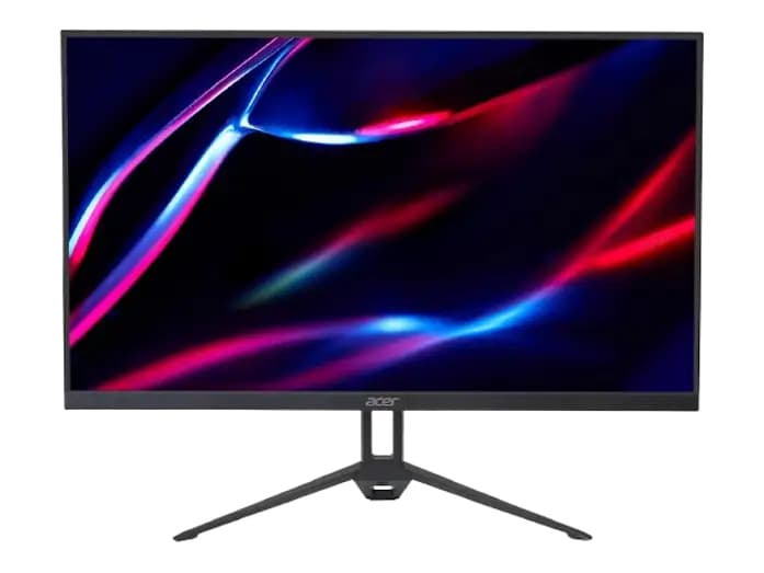 Monitor gaming - Acer Nitro KG243YG0BMIX, 24" Full-HD, 120 Hz, 1 ms, IPS, 1x HDMI 1.4, 1x VGA, Adaptive Sync, Altavoces integrados, Negro