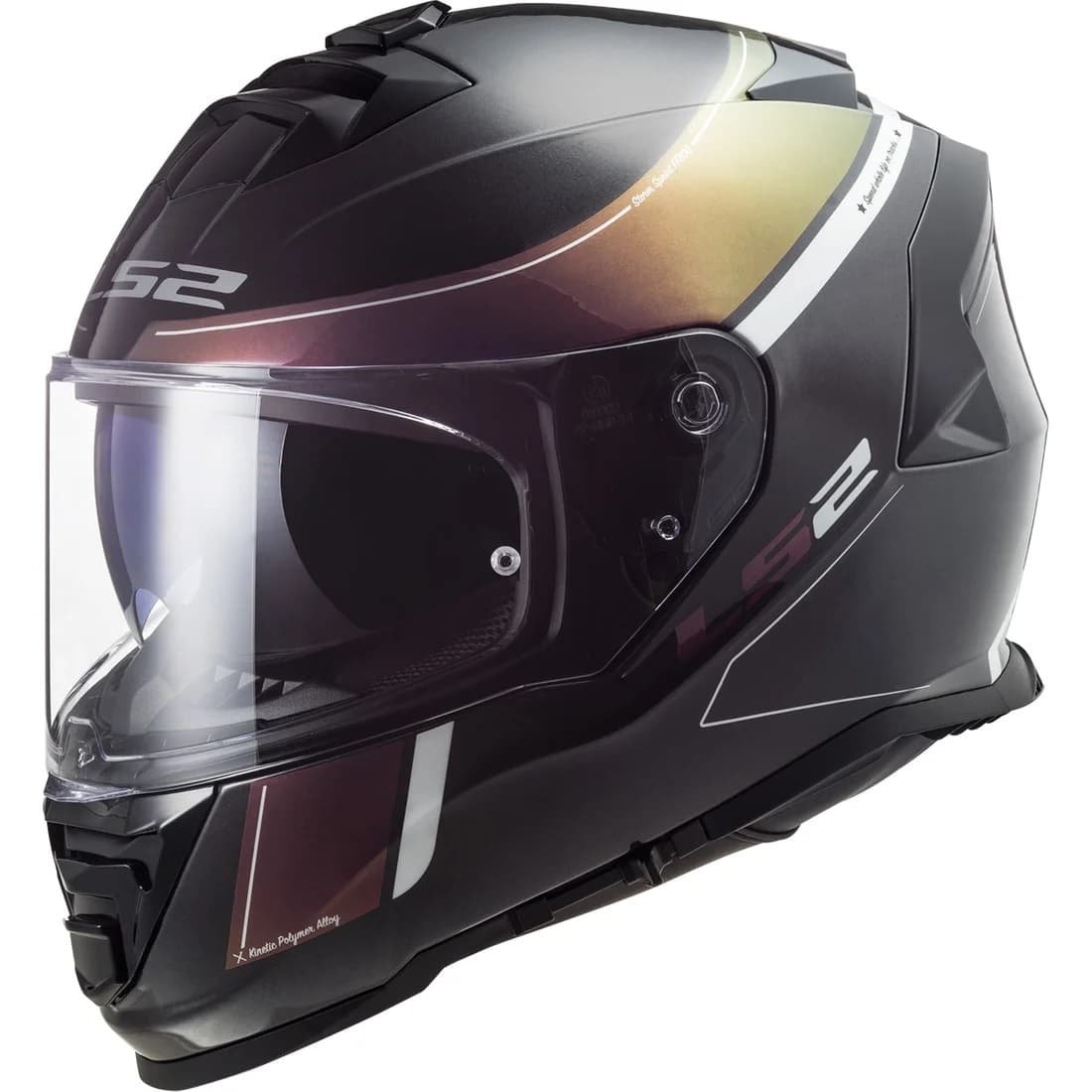 Casco Integral LS2 FF800 Storm Velvet Black Rainbow