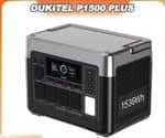 OUKITEL-estación de energía portátil P1500 PLUS, generador Solar de 1800W,