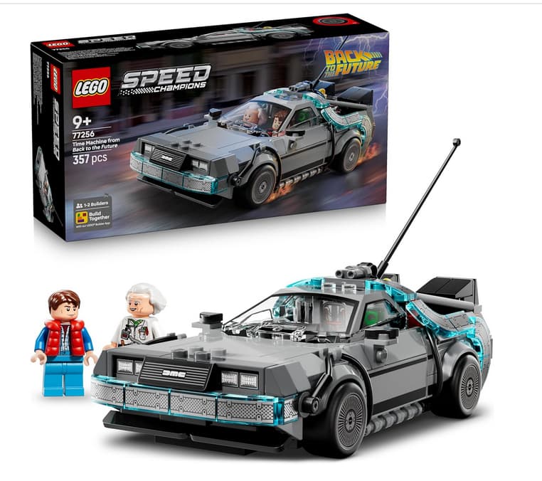 LEGO Speed Champions Delorean Máquina del Tiempo de Regreso Al Futuro 77256