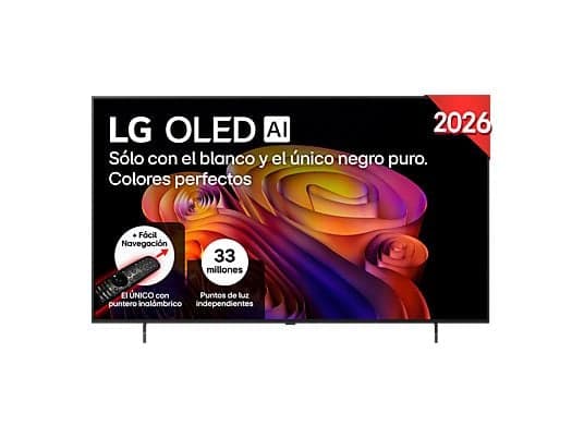 TV OLED 55" - LG OLED55B6ELC, OLED 4K, Procesador Inteligente α8 AI Processor 4K Gen3, Smart TV, DVB-T2 (H.265), Negro
