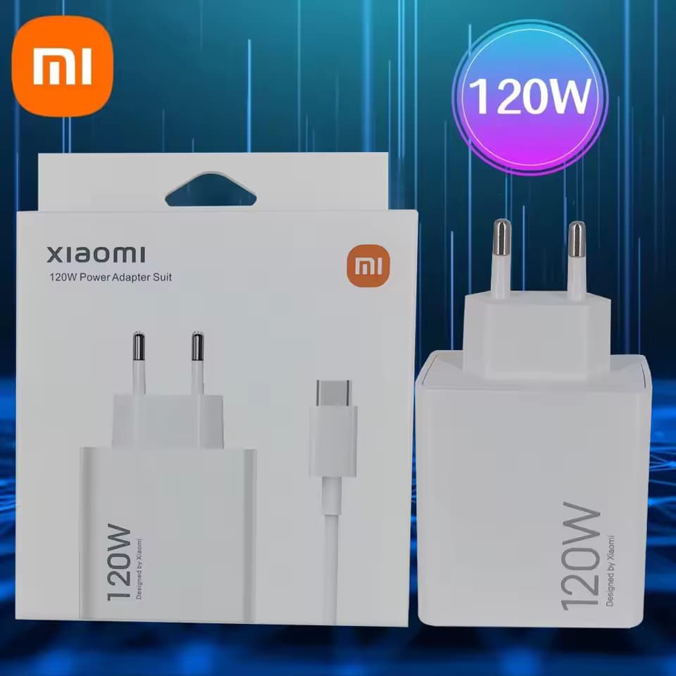 Cargador Xiaomi de 120W + Cable (Versión EU)