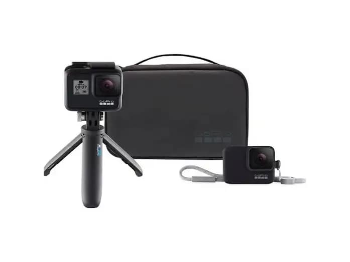 Kit de accesorios cámara deportiva - GoPro AKTTR-002, Para cámara GoPro, Clip giratorio magnético