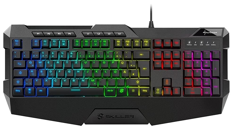 Sharkoon Skiller SGK4 Teclado Gaming RGB layout alemán QWERTZ (Reacondicionado - Como Nuevo)