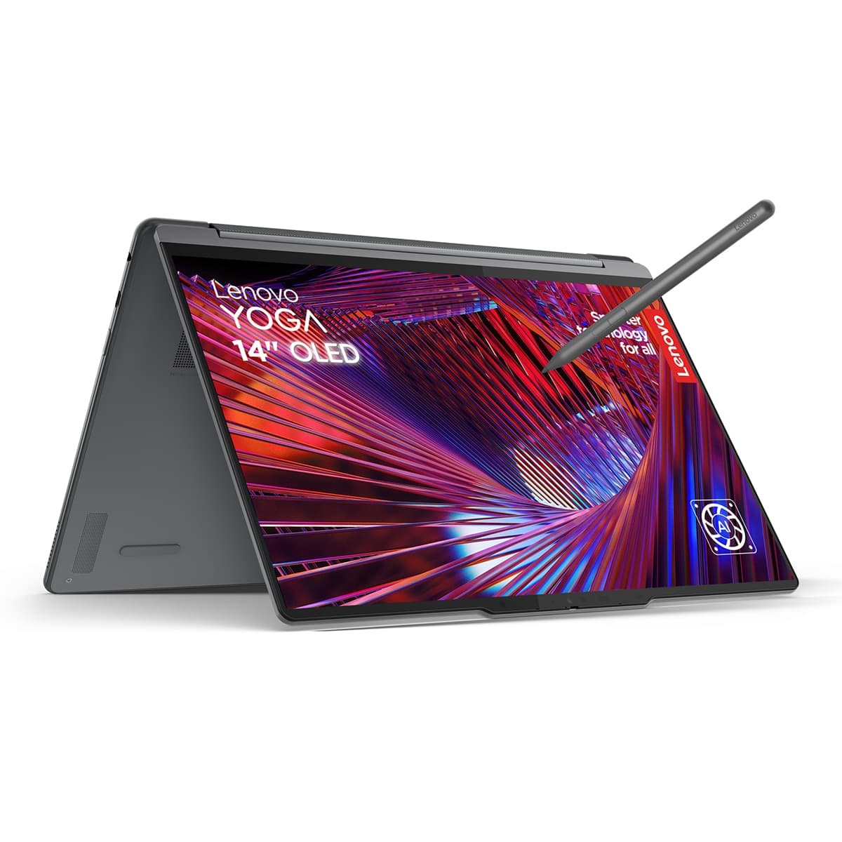 Portátil convertible 2 en 1 Lenovo Yoga 7 (14" OLED, Intel Core Ultra 5 226V, 16GB, 512GB SSD, Copilot+ PC)