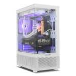 NOX XTREME Hummer Vision White - Semitorre ATX Ventana Lateral y Frontal de Cristal Templado,