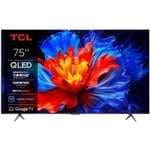 TV QLED 75" - TCL 75P8K 75", AiPQ Pro 4K. QLED 144Hz, Procesador AiPQ Pro, Sonido ONKYO 2.1 Dolby Atmos, HDMI 2.1 y FreeSync.
