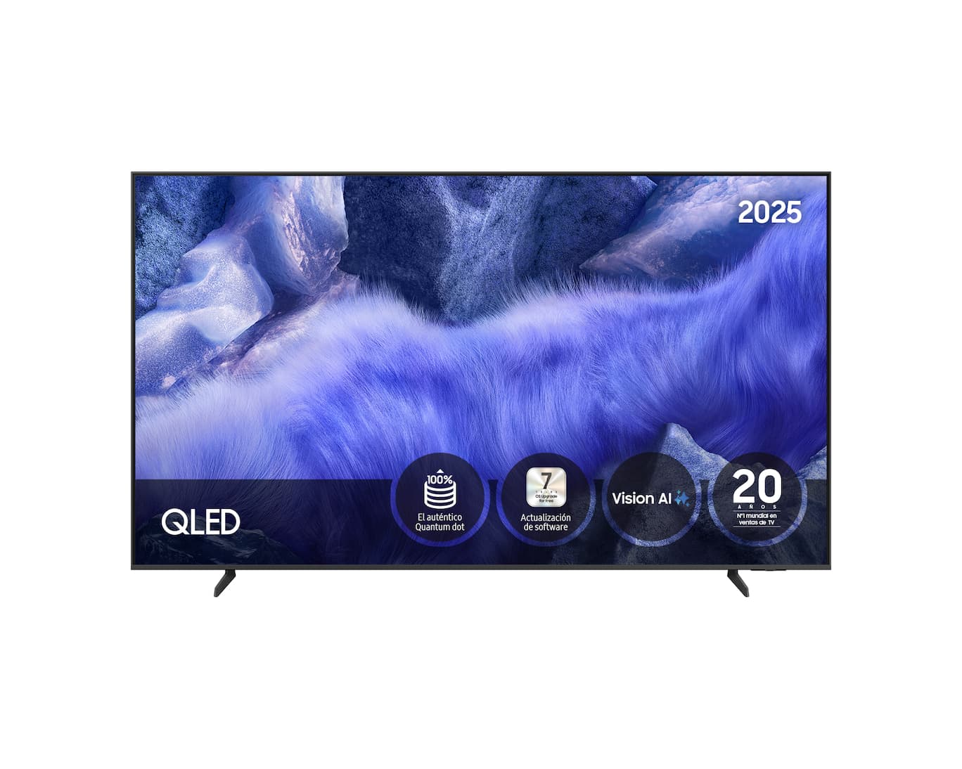 TV 75" QLED QEF1 4K Samsung Vision AI Smart TV 2025